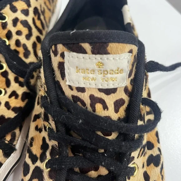 Kate Spade Keds Leopard Print Sneakers - Picture 2 of 6